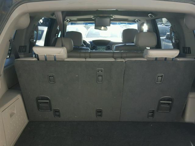 5FNYF4H68AB025975 - 2010 HONDA PILOT EXL GRAY photo 9