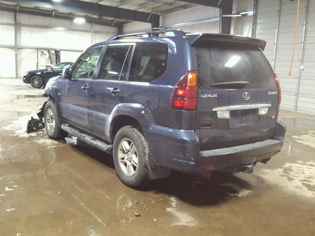 JTJBT20X450076804 - 2005 LEXUS GX 470 BLUE photo 3