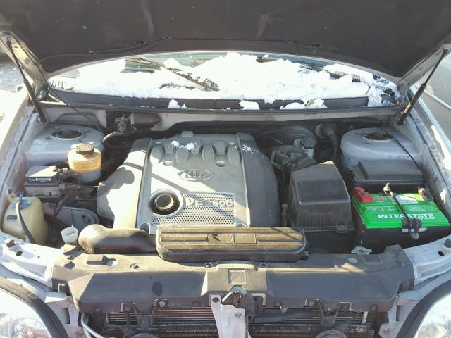 KNDUP132X56696483 - 2005 KIA SEDONA EX SILVER photo 7