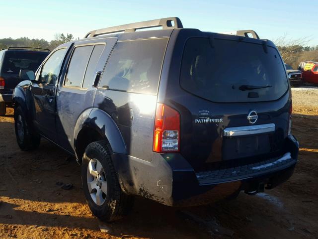 5N1AR18U88C624870 - 2008 NISSAN PATHFINDER BLUE photo 3