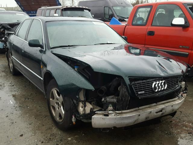 WAUBG34D9XN000575 - 1999 AUDI A8 QUATTRO GREEN photo 1