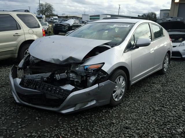 JHMZE2H55AS011696 - 2010 HONDA INSIGHT LX SILVER photo 2