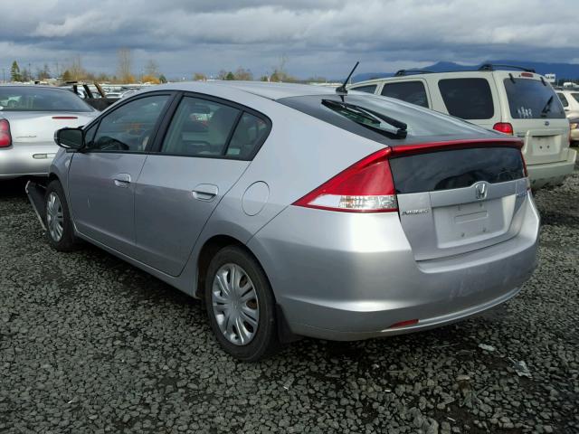 JHMZE2H55AS011696 - 2010 HONDA INSIGHT LX SILVER photo 3