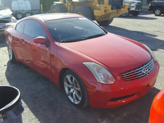 JNKCV54E53M211577 - 2003 INFINITI G35 RED photo 1