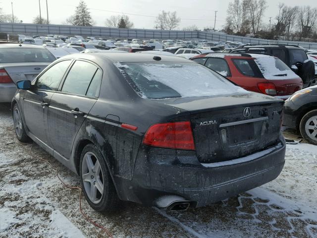 19UUA66214A041409 - 2004 ACURA TL BLACK photo 3