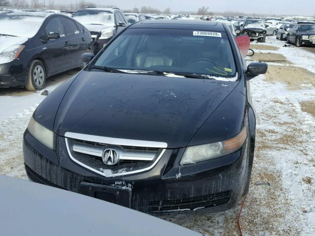 19UUA66214A041409 - 2004 ACURA TL BLACK photo 9