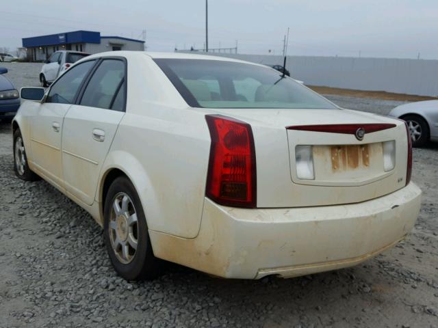 1G6DM577140154327 - 2004 CADILLAC CTS WHITE photo 3