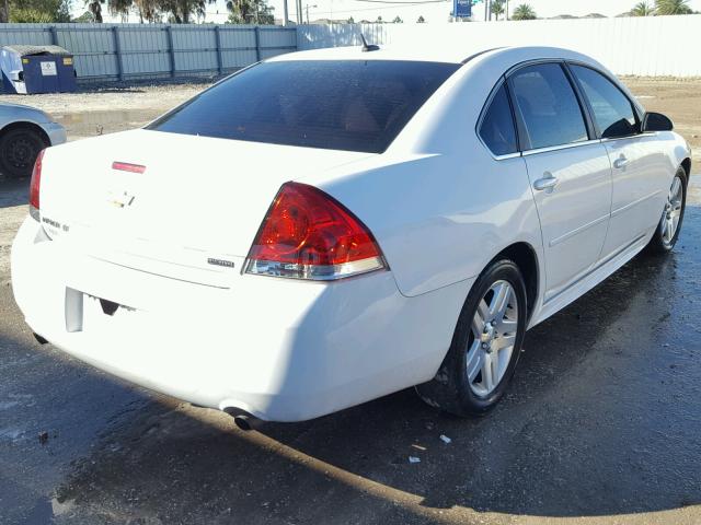 2G1WB5E32E1127745 - 2014 CHEVROLET IMPALA LIM WHITE photo 4