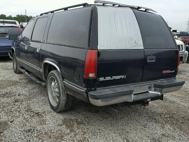 1GDEC16R3TJ703028 - 1996 GMC SUBURBAN C BLACK photo 3