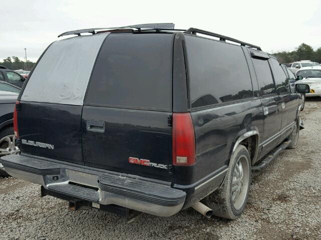 1GDEC16R3TJ703028 - 1996 GMC SUBURBAN C BLACK photo 4