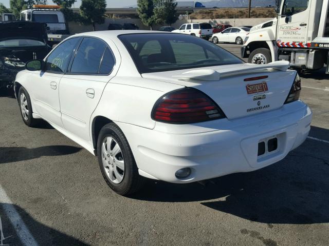 1G2NF52E44C252742 - 2004 PONTIAC GRAND AM S Ağ foto 3
