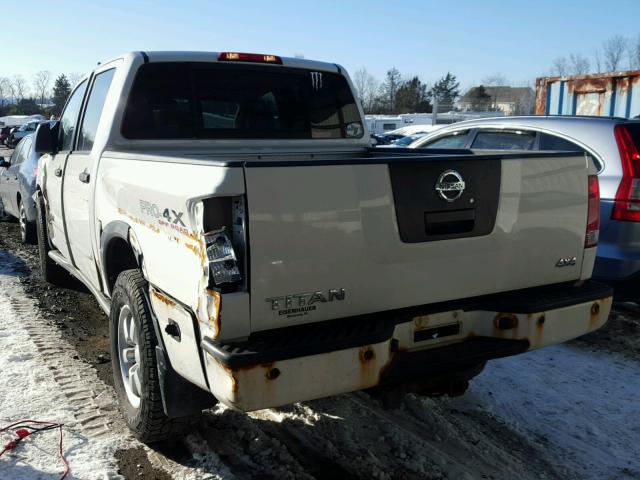 1N6AA07C58N332397 - 2008 NISSAN TITAN XE WHITE photo 3