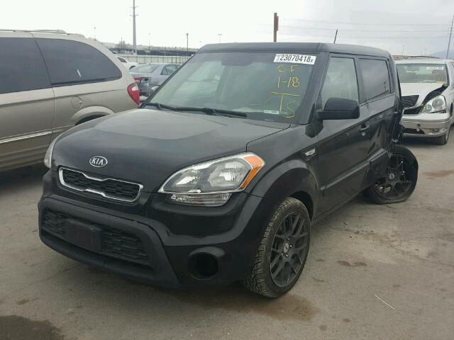 KNDJT2A58C7747777 - 2012 KIA SOUL BLACK photo 2