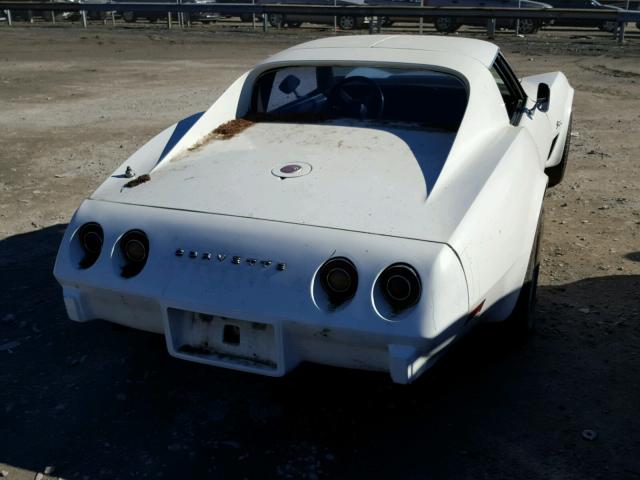 1Z37J5S433137 - 1975 CHEVROLET CORVETTE WHITE photo 4