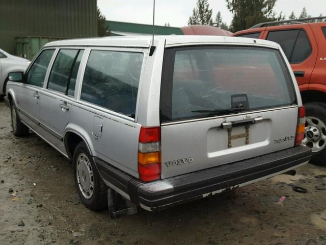 YV1FX8850G2026711 - 1986 VOLVO 740 GLE ვერცხლისფერი ფოტო 3