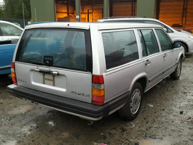 YV1FX8850G2026711 - 1986 VOLVO 740 GLE ვერცხლისფერი ფოტო 4