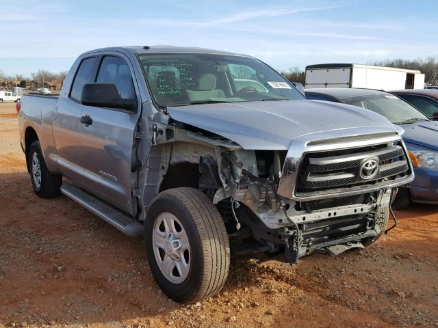 5TFRM5F13BX024134 - 2011 TOYOTA TUNDRA DOU SILVER photo 1