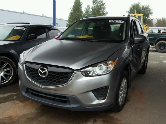 JM3KE2BEXE0390411 - 2014 MAZDA CX-5 SPORT GRAY photo 2