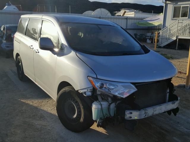 JN8AE2KP6C9049803 - 2012 NISSAN QUEST S SILVER photo 1