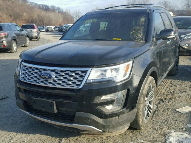 1FM5K8HT9HGA40184 - 2017 FORD EXPLORER P BLACK photo 2