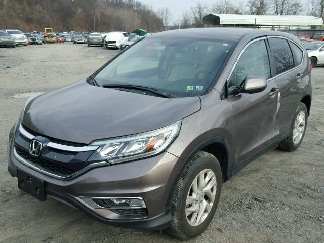 2HKRM4H75FH629317 - 2015 HONDA CR-V EXL GOLD photo 2