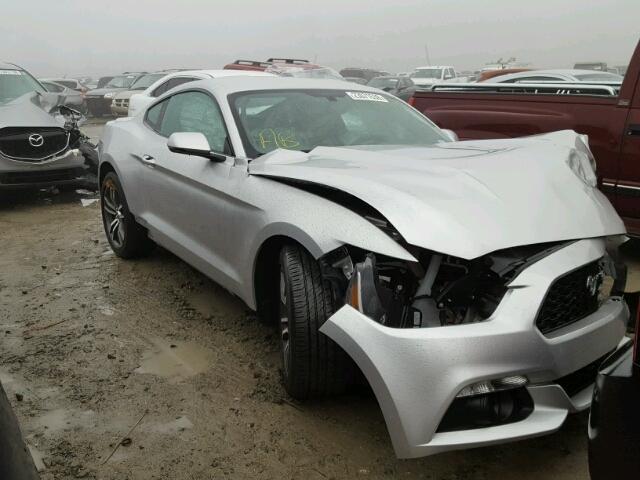 1FA6P8TH1G5202127 - 2016 FORD MUSTANG SILVER photo 1