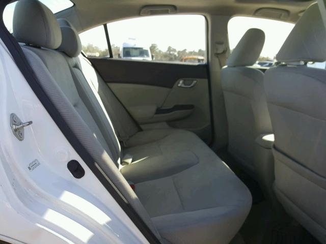 19XFB2F88CE078468 - 2012 HONDA CIVIC EX თეთრი ფოტო 6