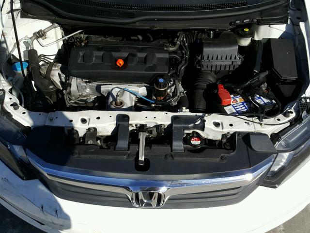19XFB2F88CE078468 - 2012 HONDA CIVIC EX თეთრი ფოტო 7
