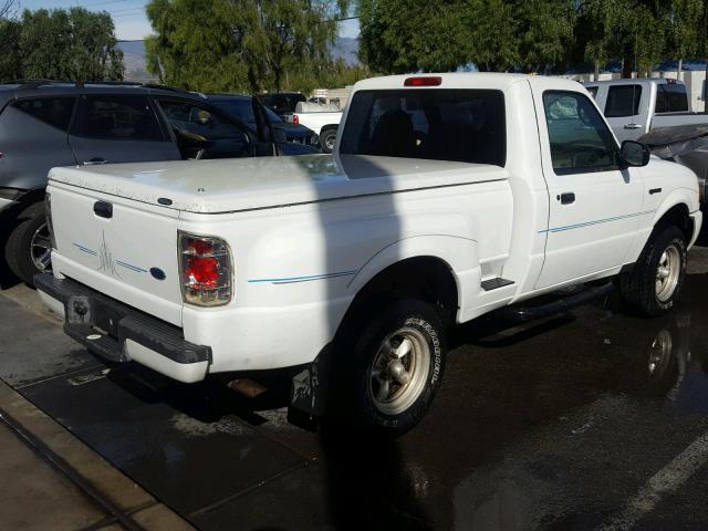 1FTYR10U03PB45424 - 2003 FORD RANGER WHITE photo 4