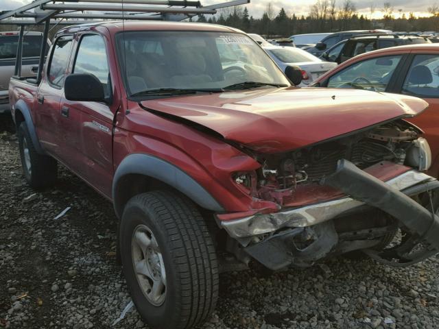 5TEHN72N01Z832901 - 2001 TOYOTA TACOMA DOU RED photo 1