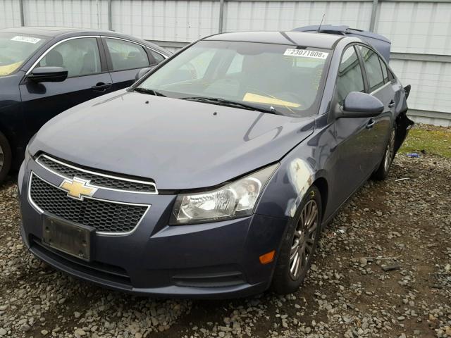 1G1PH5SB1D7163104 - 2013 CHEVROLET CRUZE ECO BLUE photo 2