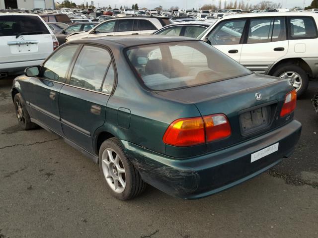 JHMEJ6623YS004072 - 2000 HONDA CIVIC DX GREEN photo 3