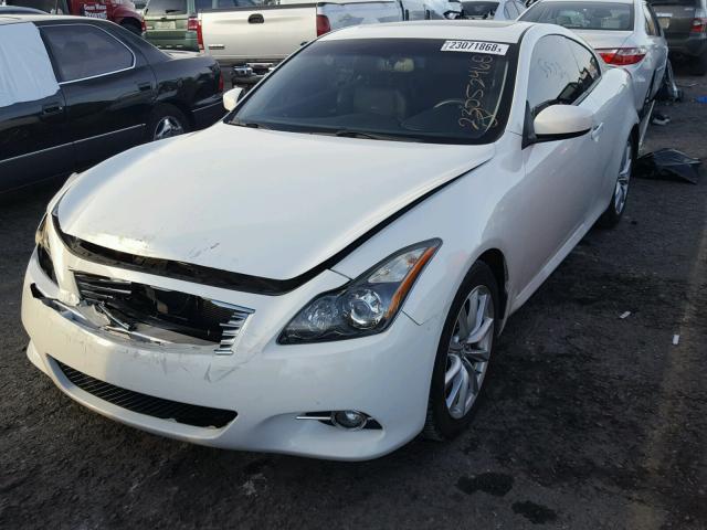 JN1CV6EK0CM421390 - 2012 INFINITI G37 BASE WHITE photo 2