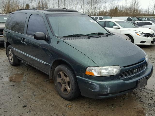 4N2XN11T6YD811740 - 2000 NISSAN QUEST SE GREEN photo 1