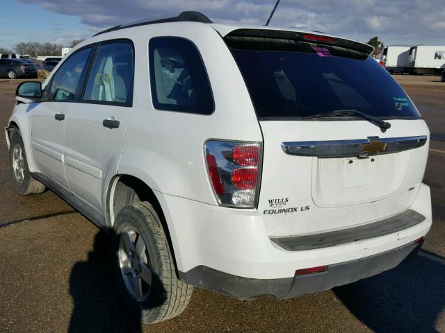 2CNDL23F276226039 - 2007 CHEVROLET EQUINOX LS WHITE photo 3