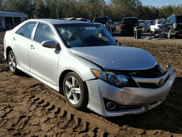 4T1BF1FK3CU095037 - 2012 TOYOTA CAMRY BASE SILVER photo 1