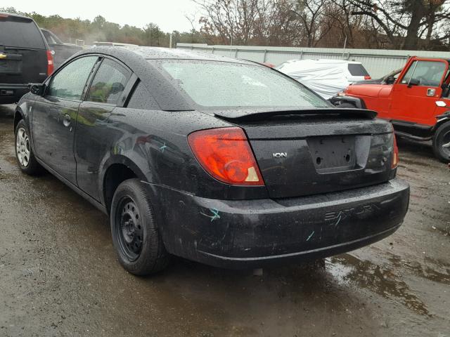 1G8AN12F43Z207160 - 2003 SATURN ION LEVEL BLACK photo 3