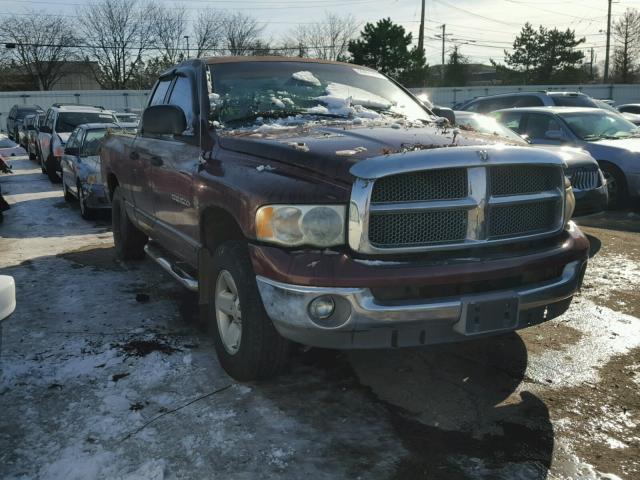 1D7HU18Z82S585973 - 2002 DODGE RAM 1500 MAROON photo 1