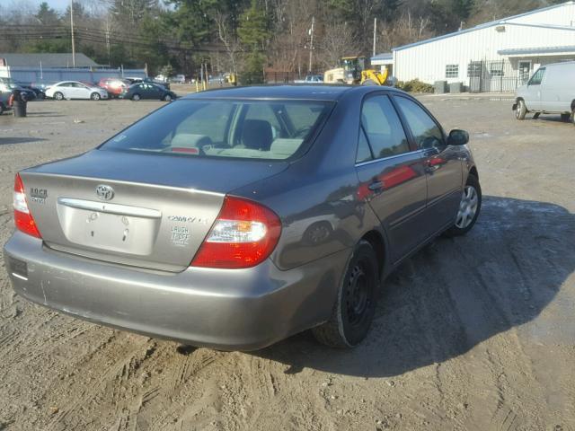 4T1BE32K63U646386 - 2003 TOYOTA CAMRY LE BROWN photo 4