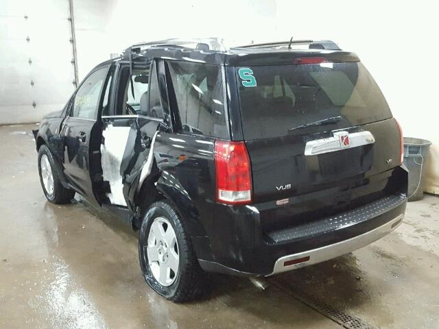 5GZCZ534X7S858149 - 2007 SATURN VUE BLACK photo 3