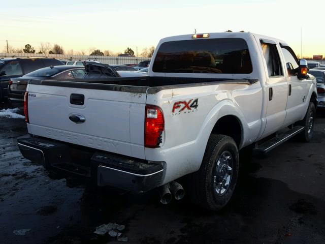 1FT7W2BT4GEC66781 - 2016 FORD F250 SUPER WHITE photo 4