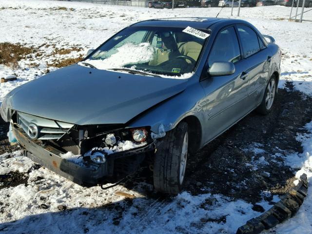 1YVHP80D955M16391 - 2005 MAZDA 6 S BLUE photo 2