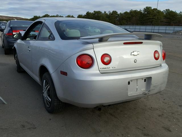 1G1AK15F667848183 - 2006 CHEVROLET COBALT LS SILVER photo 3