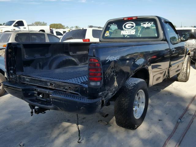 2FTZF17251CB03878 - 2001 FORD F150 BLACK photo 4