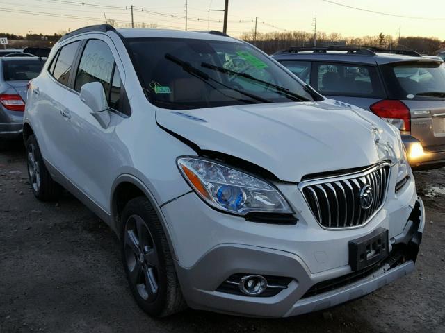 KL4CJGSB3EB757238 - 2014 BUICK ENCORE WHITE photo 1