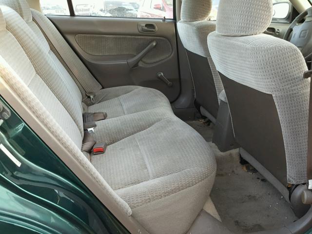 2HGEJ6615XH519588 - 1999 HONDA CIVIC BASE Yaşıl foto 6