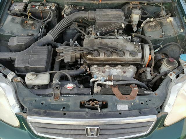 2HGEJ6615XH519588 - 1999 HONDA CIVIC BASE GREEN photo 7