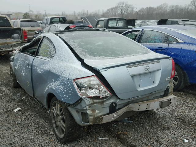 JTKDE177460139383 - 2006 TOYOTA SCION TC BLUE photo 3