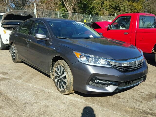 JHMCR6F34HC016069 - 2017 HONDA ACCORD HYB GRAY photo 1