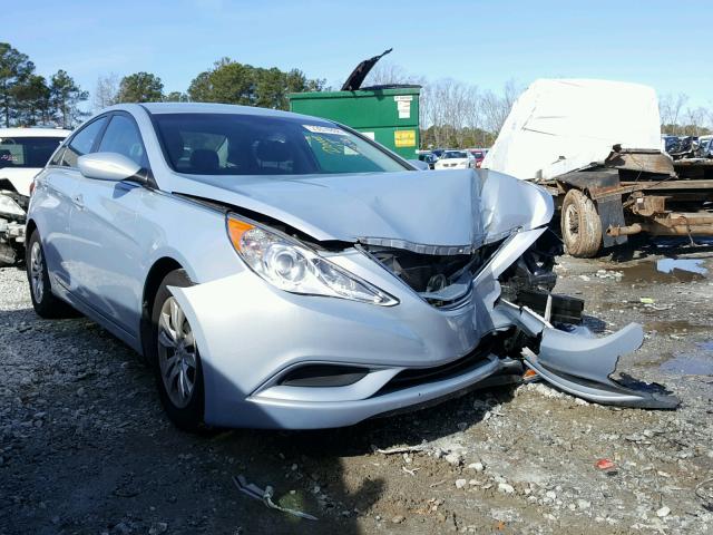 5NPEB4AC2CH483580 - 2012 HYUNDAI SONATA GLS BLUE photo 1